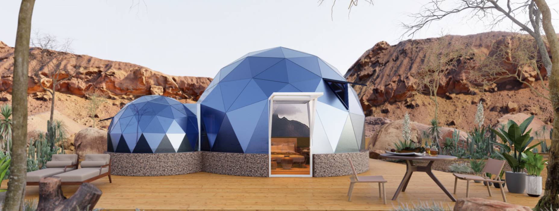 苍南县球形智能光伏玻璃星空房